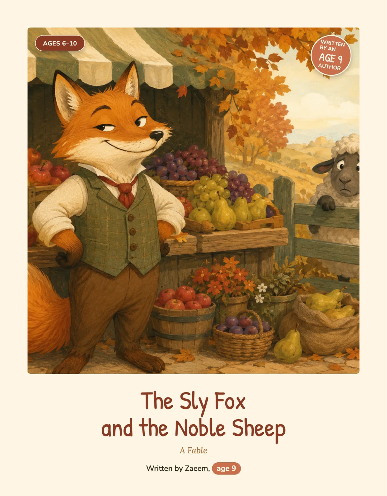 Cover of The Sly Fox and the Noble Sheep