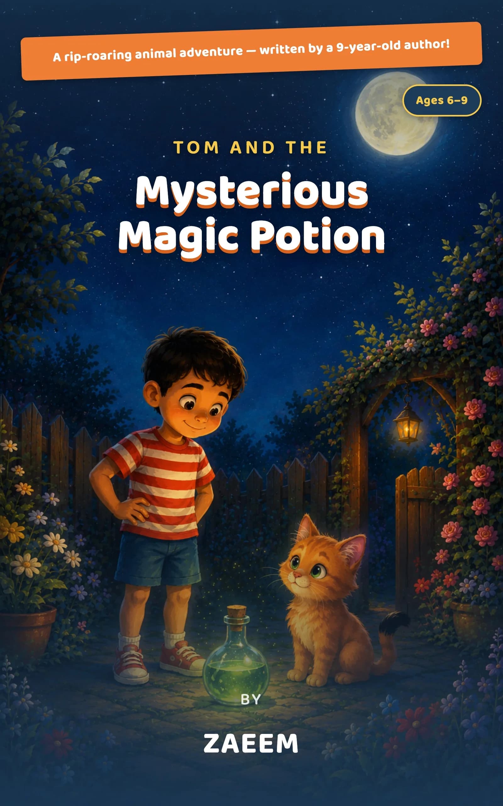 Cover of Tom and the Mysterious Magic Potion