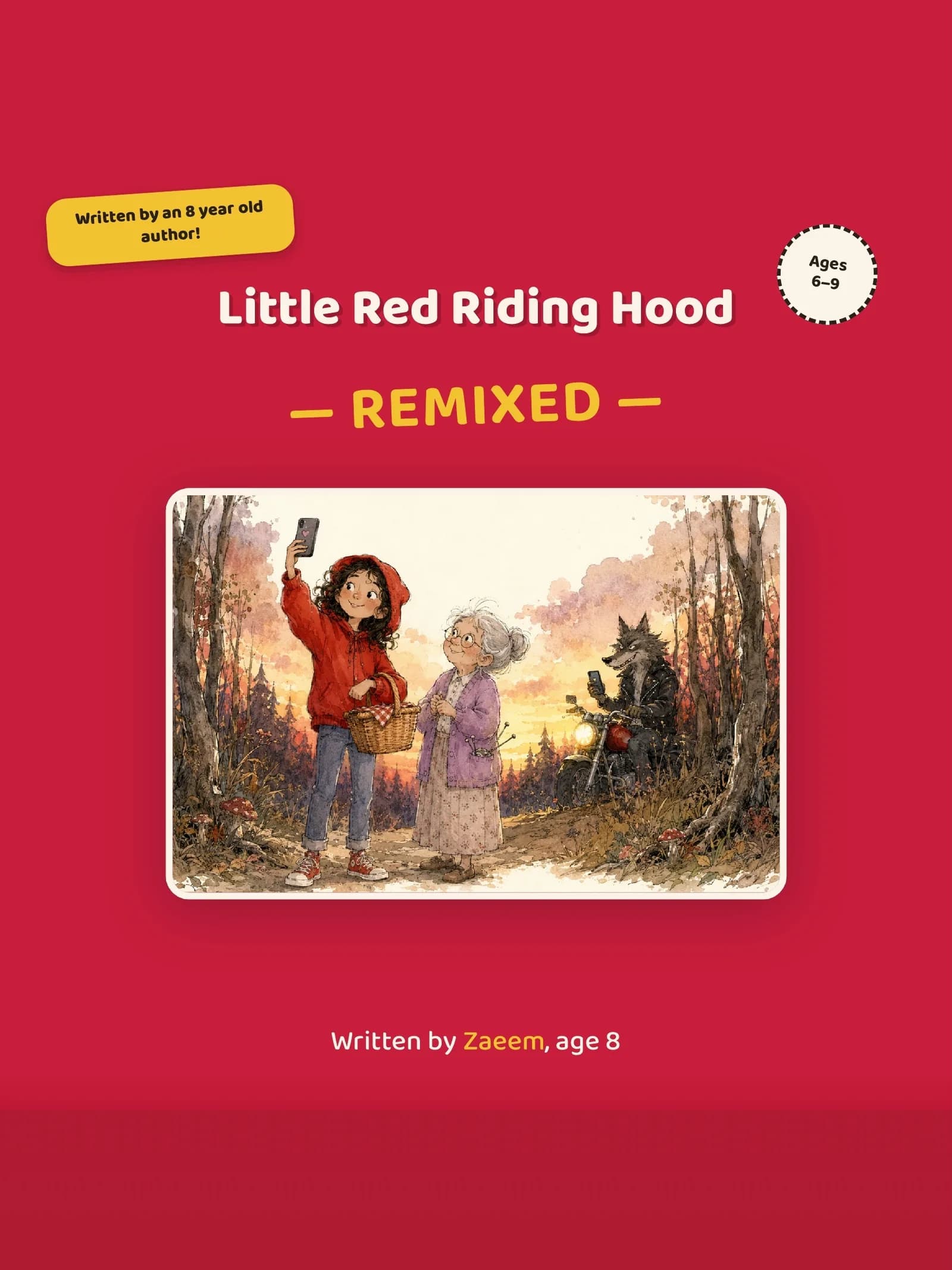Cover of Little Red Riding Hood Remixed